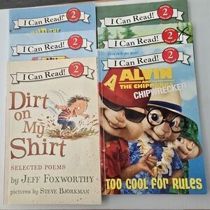 I Can Read Children's Books, Level 2 Reading With Help, Lot of  6 books